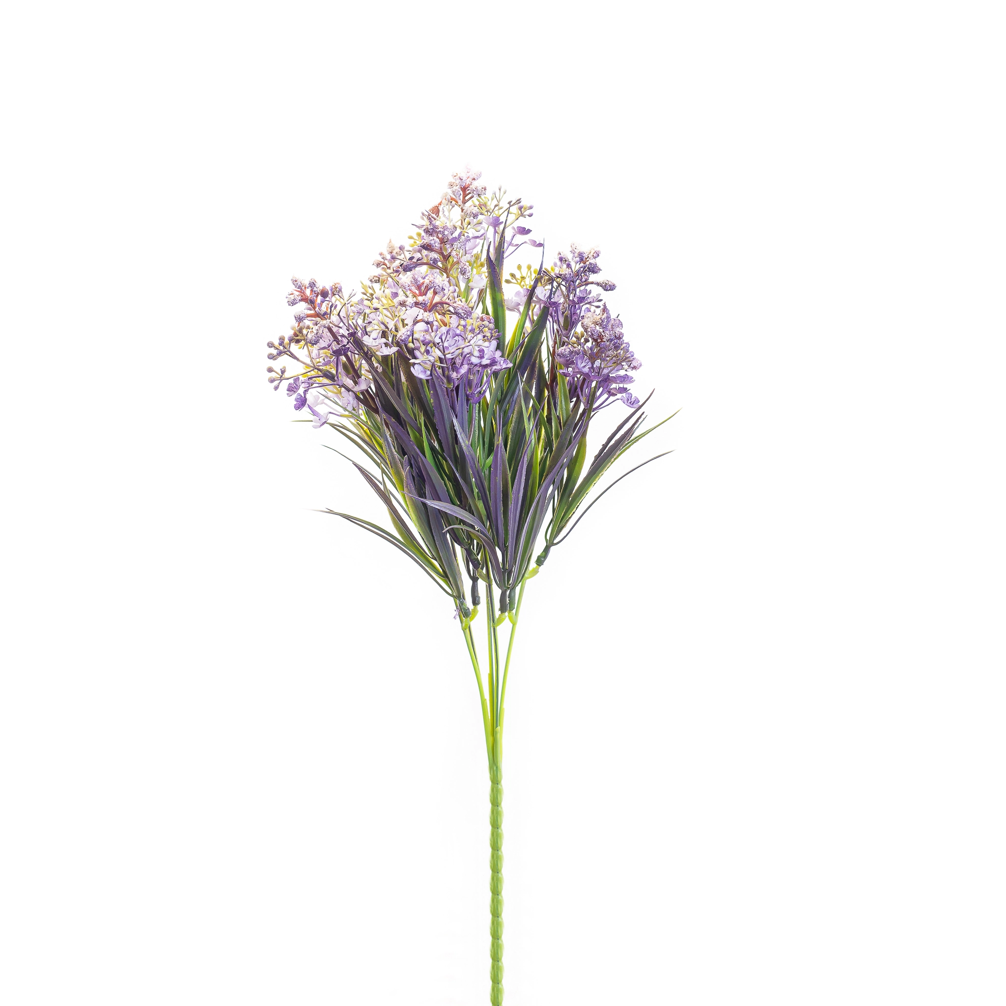Buque Flores Campo Roxo X5 32cm 208rx Bela Flor