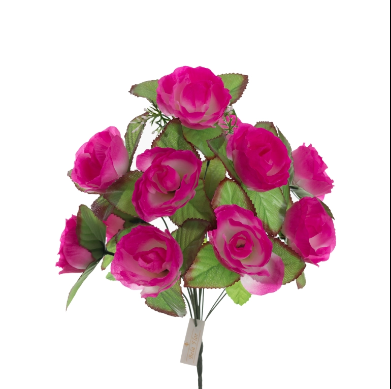 Buque Rosa X12 40cm 357mix Bella Flor