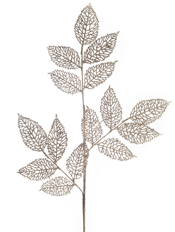 Haste Natal Folha 80cm Champagne 15098ch Bela Flor