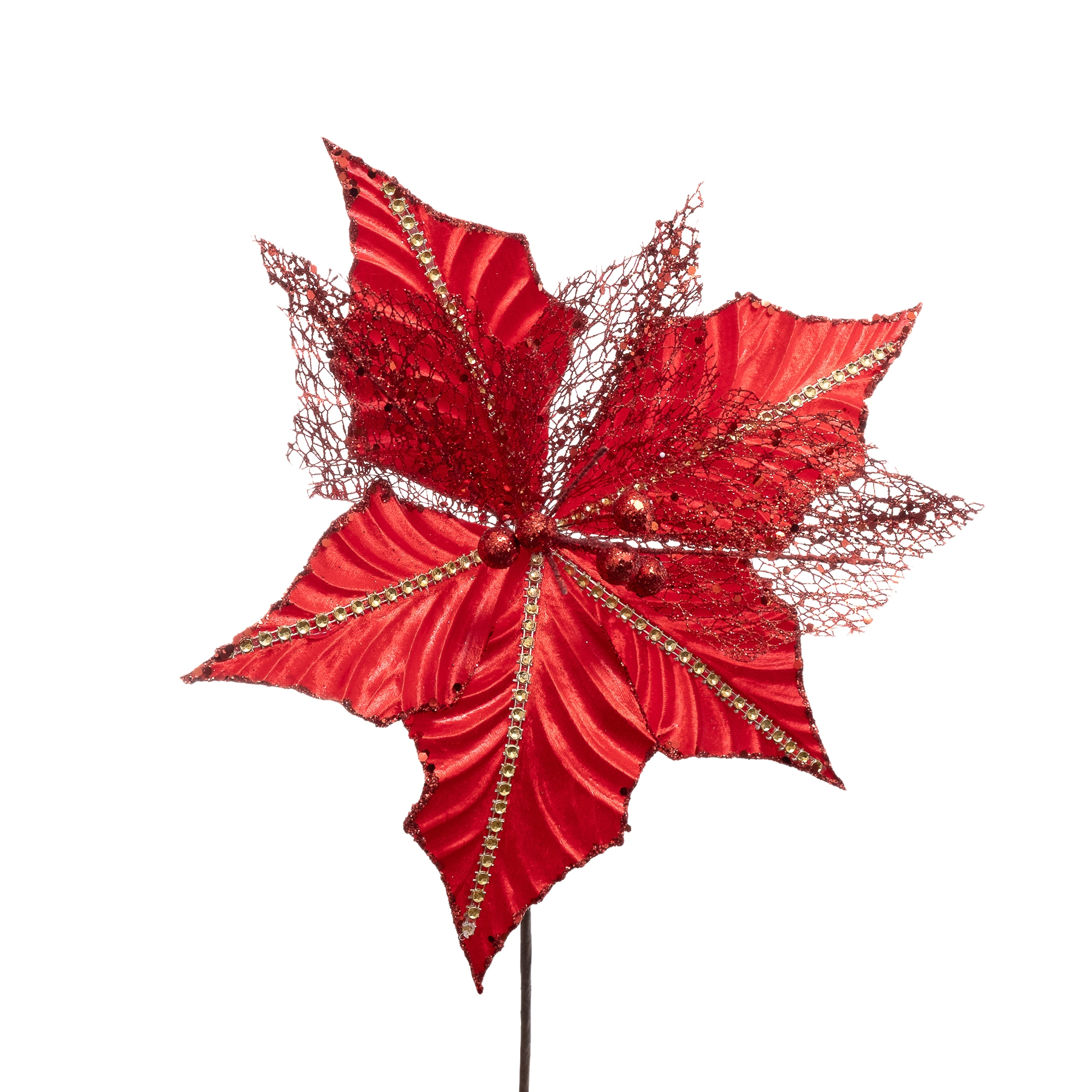 Pick Natal Flor 15x45cm 15705vm Bela Flor