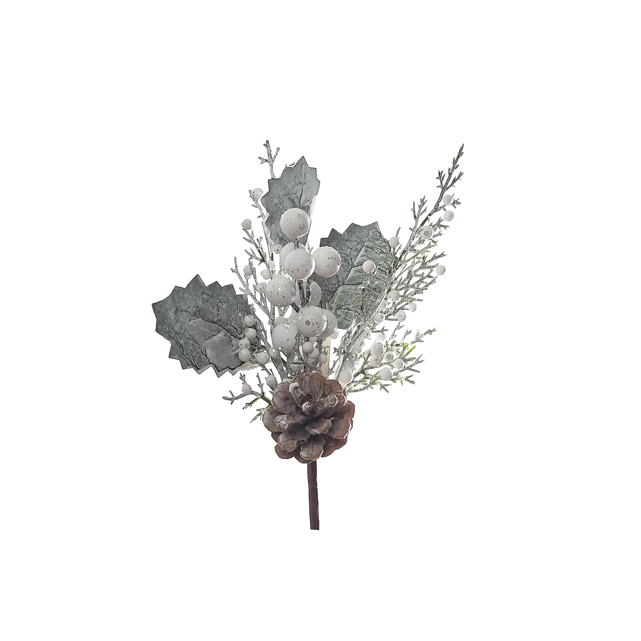 Pick Natal Decor 20cm Branco 15786 Bf