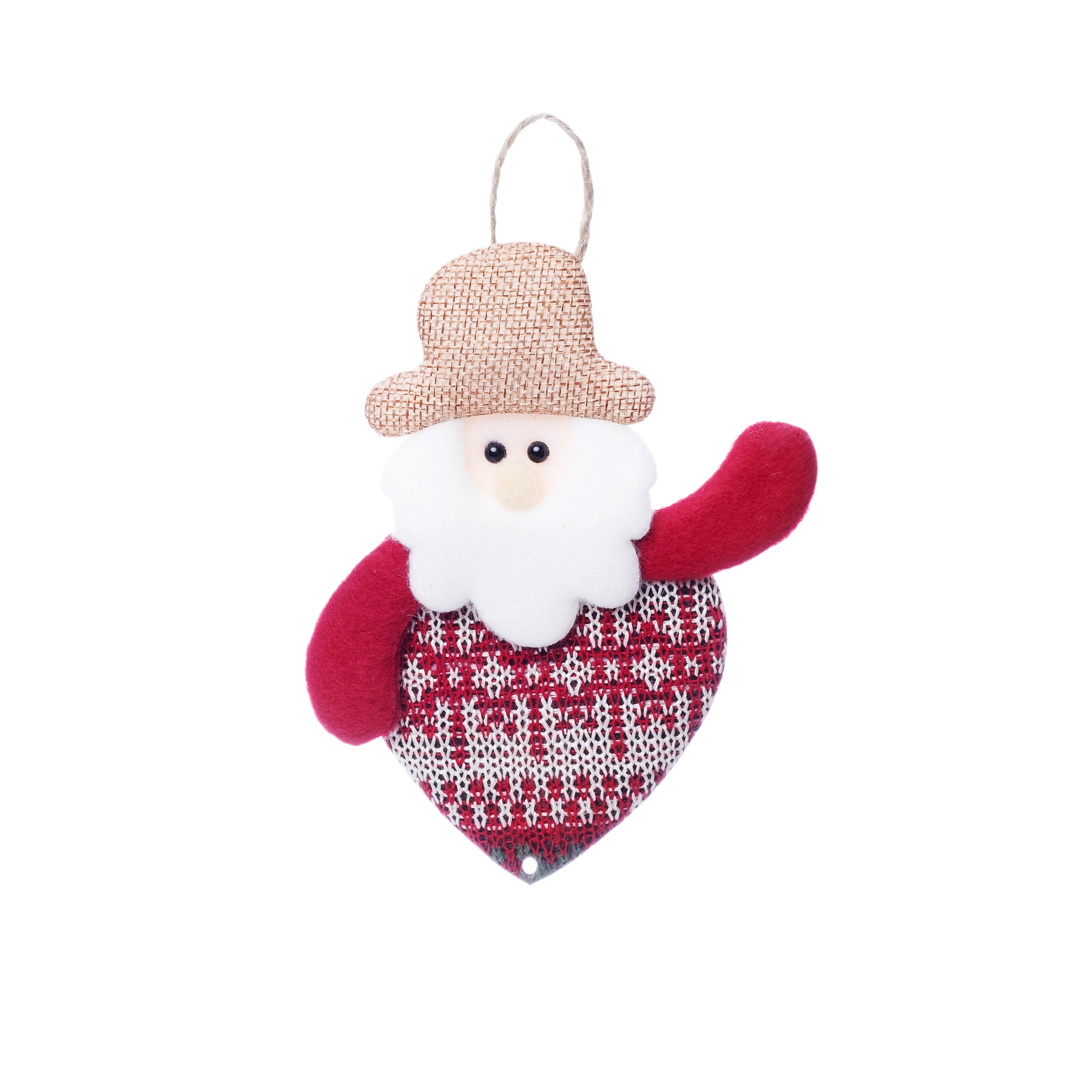 Enfeite Natal Papai Noel Vm 15cm X 10cm 16204 Bela Flor