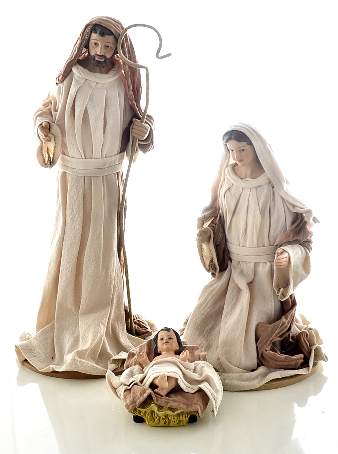 Familia Sagrada Vestes Linho 40.7cm 14472 Bf