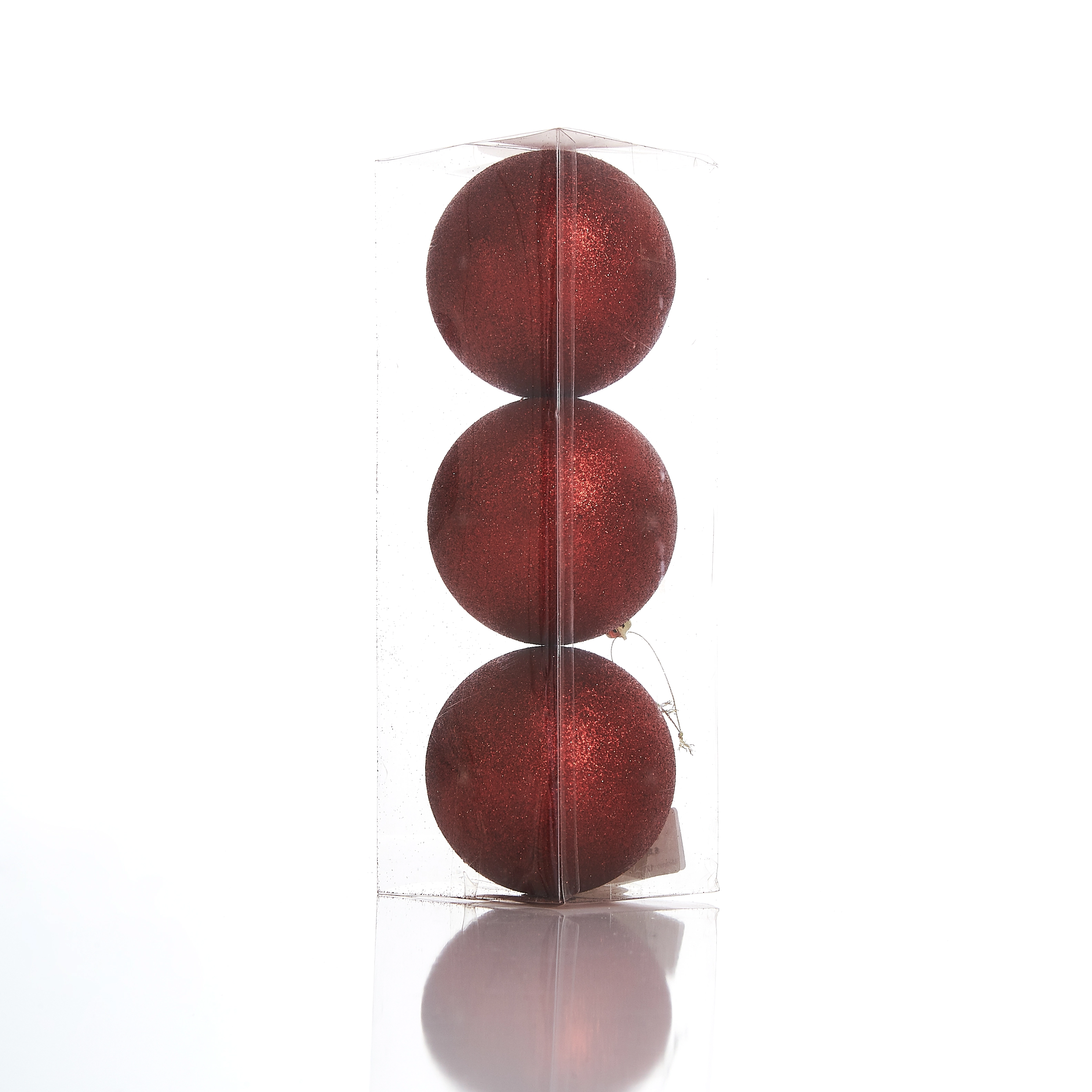 Bolas Natal Glitter 10cm 12644vr Bela Flor