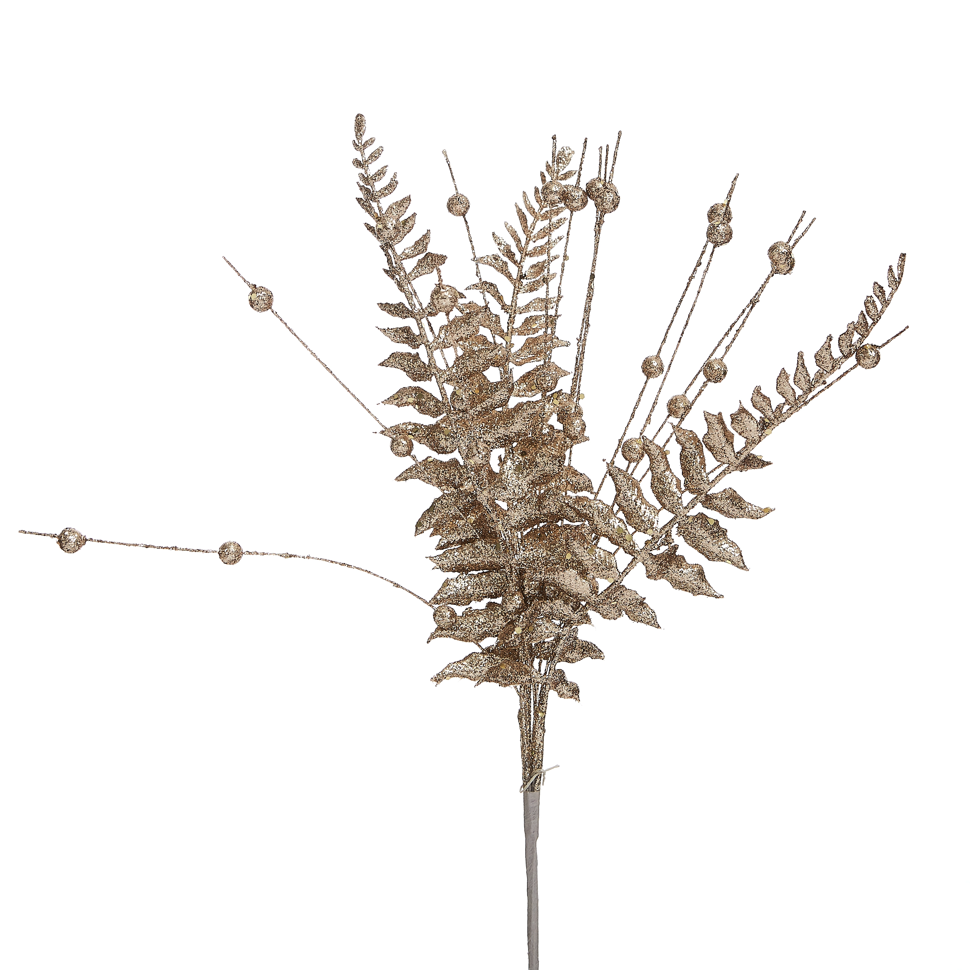 Haste Decor Samambaia Glitter 40cm Champagne 12701ch Bela Flor