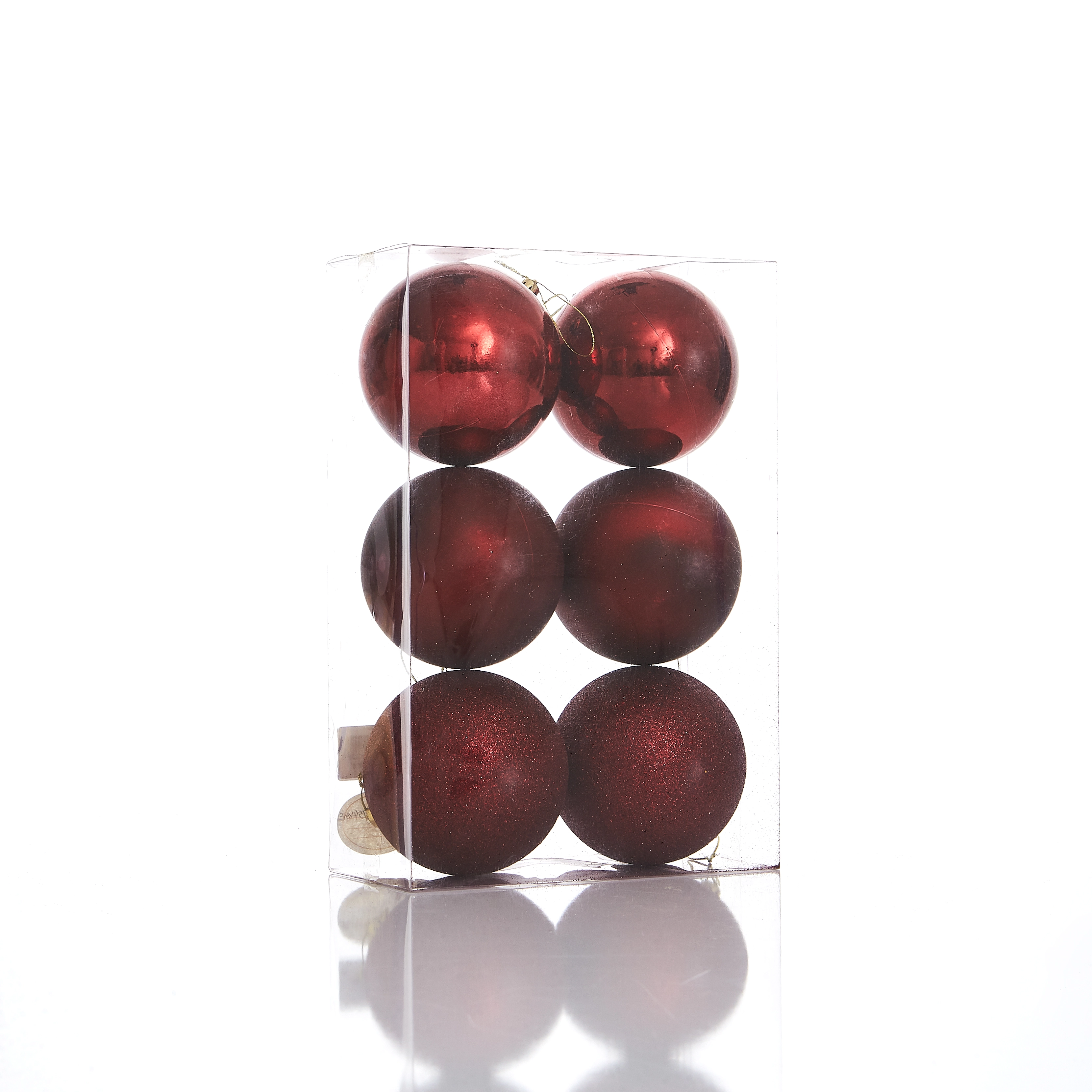 Bola Pvc X6 10cm Vermelho Bf7754vme Bf