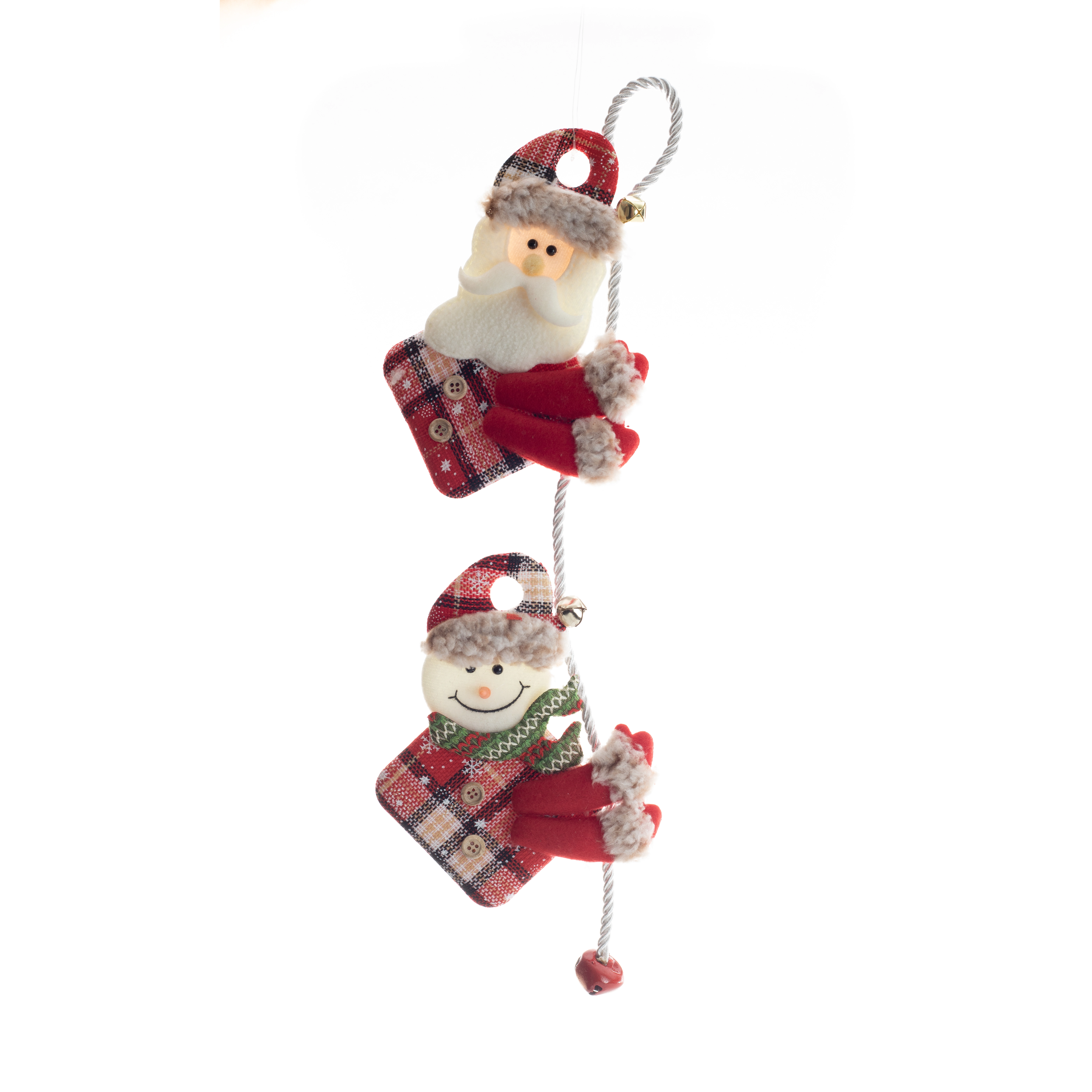 Penduricalho Natal 35x10cm Vermelho 15526 Bf
