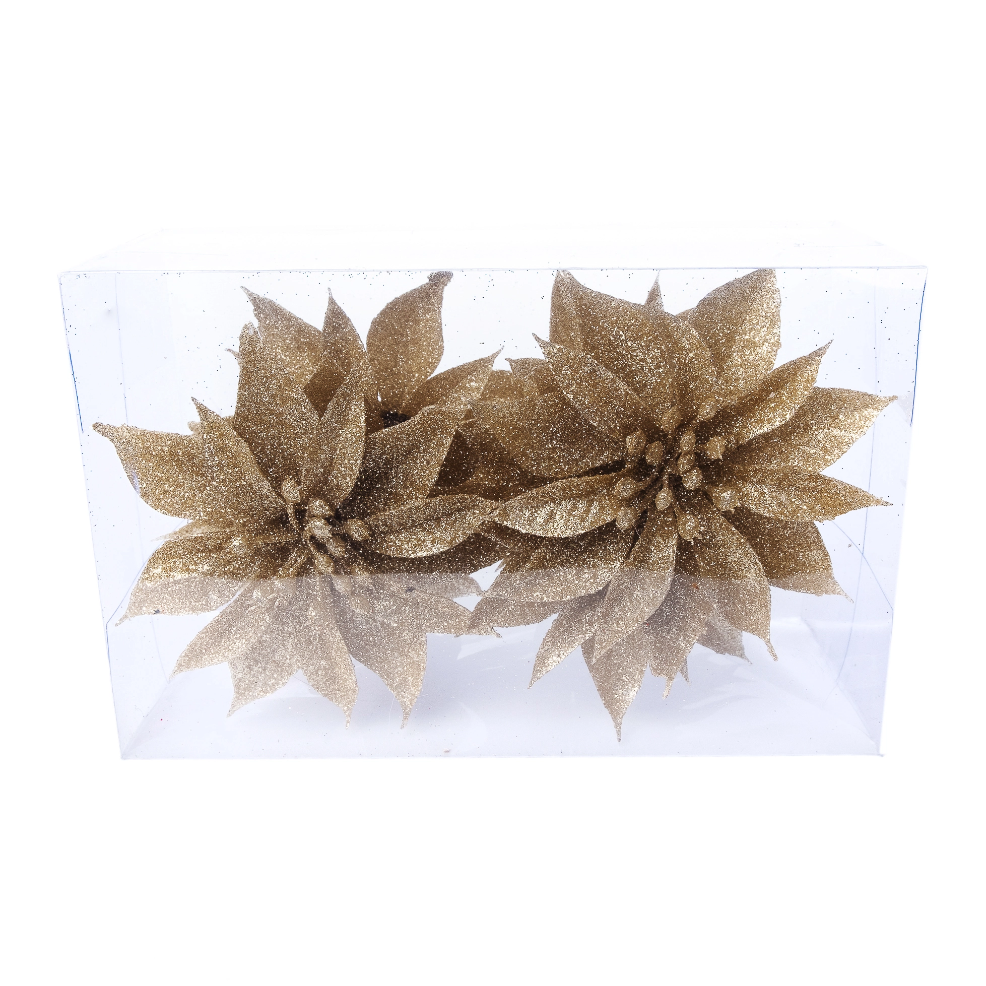 Enfeite Flor Natal 10cm 15452dr Bela Flor