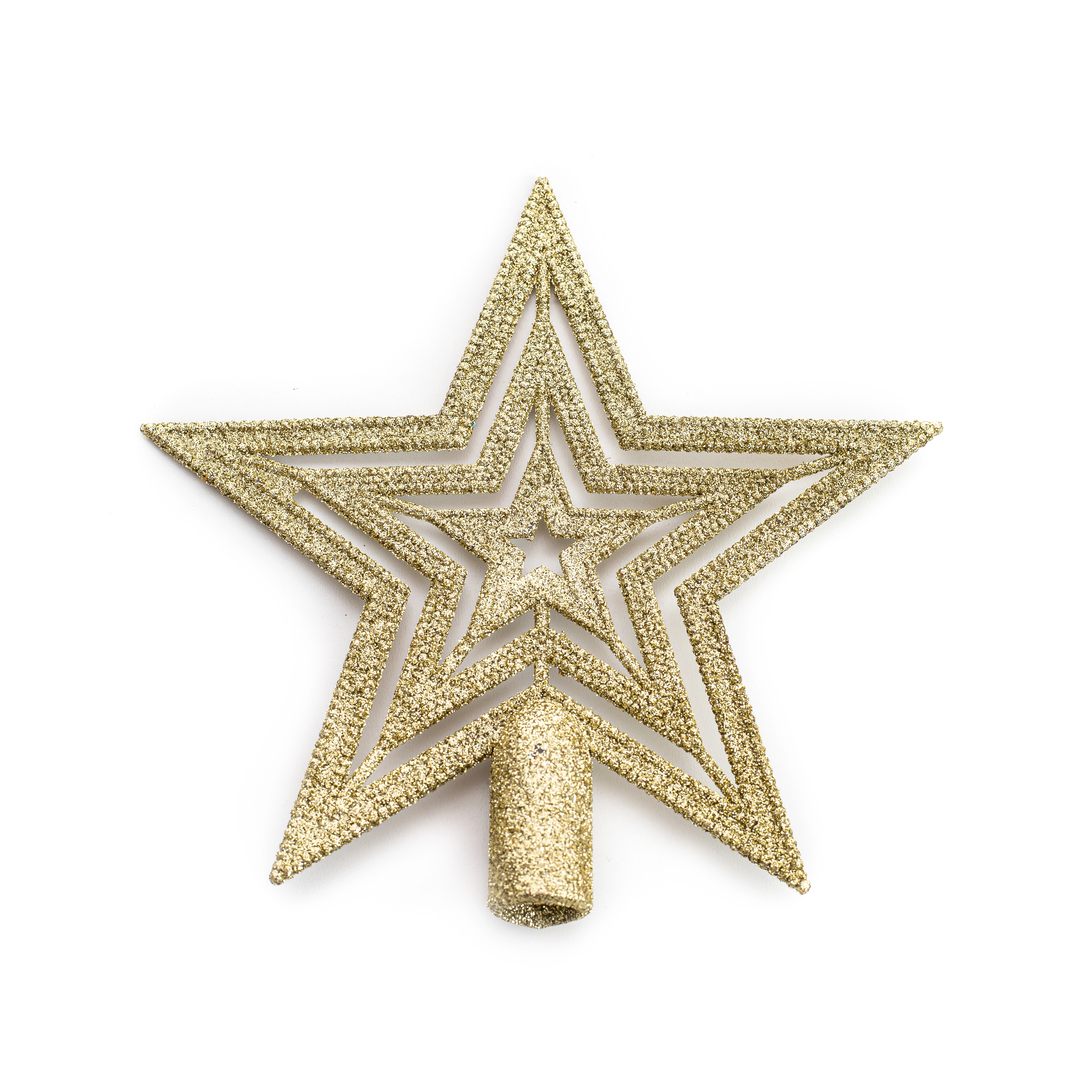 Ponteira Natal Estrela 14cm 15387dr Bela Flor