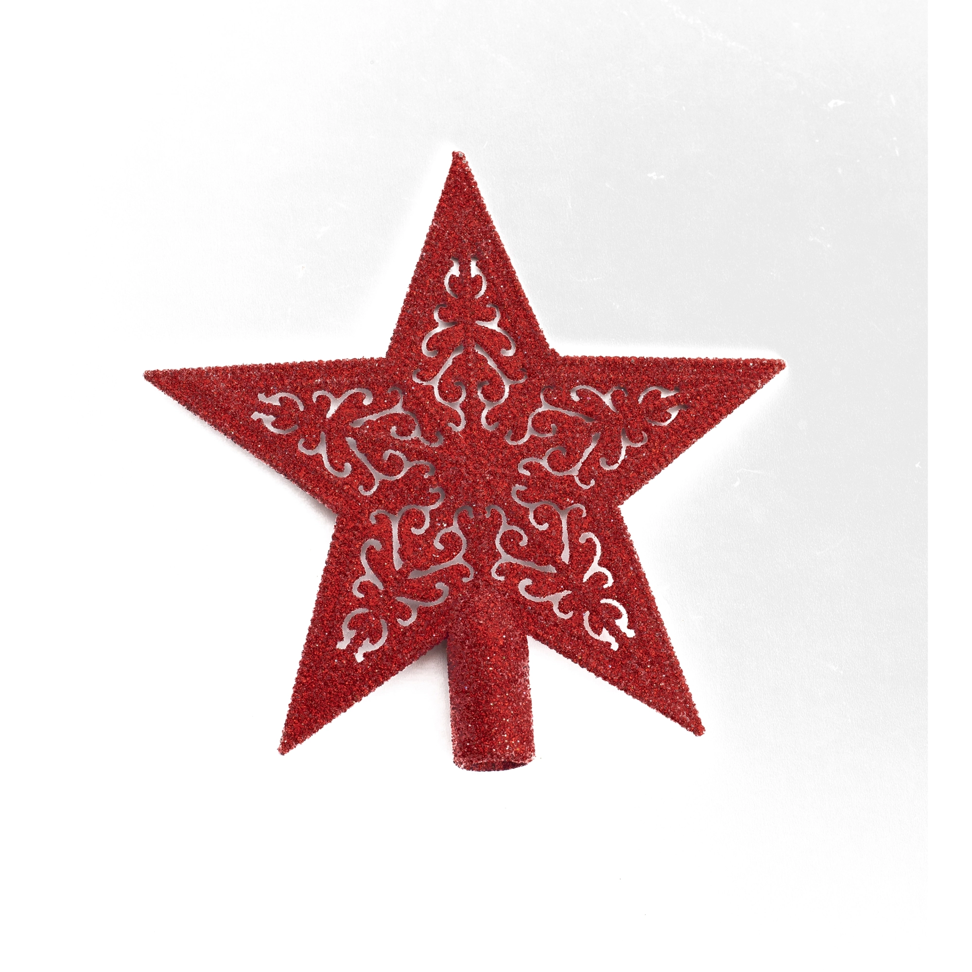 Ponteira Estrela Vermelho Natal 14cm 15388vm Bela Flor