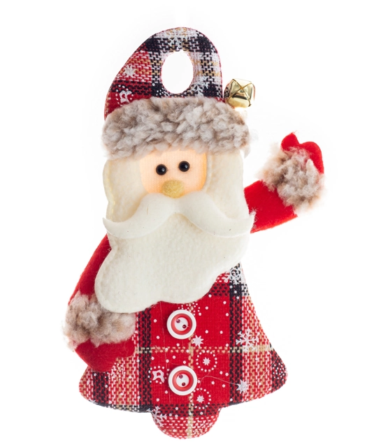 Enfeite Natal Papai Noel Hello Vm 12x18cm 16338 Bf