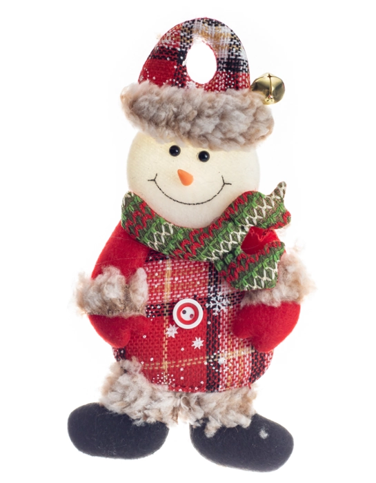 Enfeite Natal Boneco De Neve Vm 11x19cm 16342 Bf