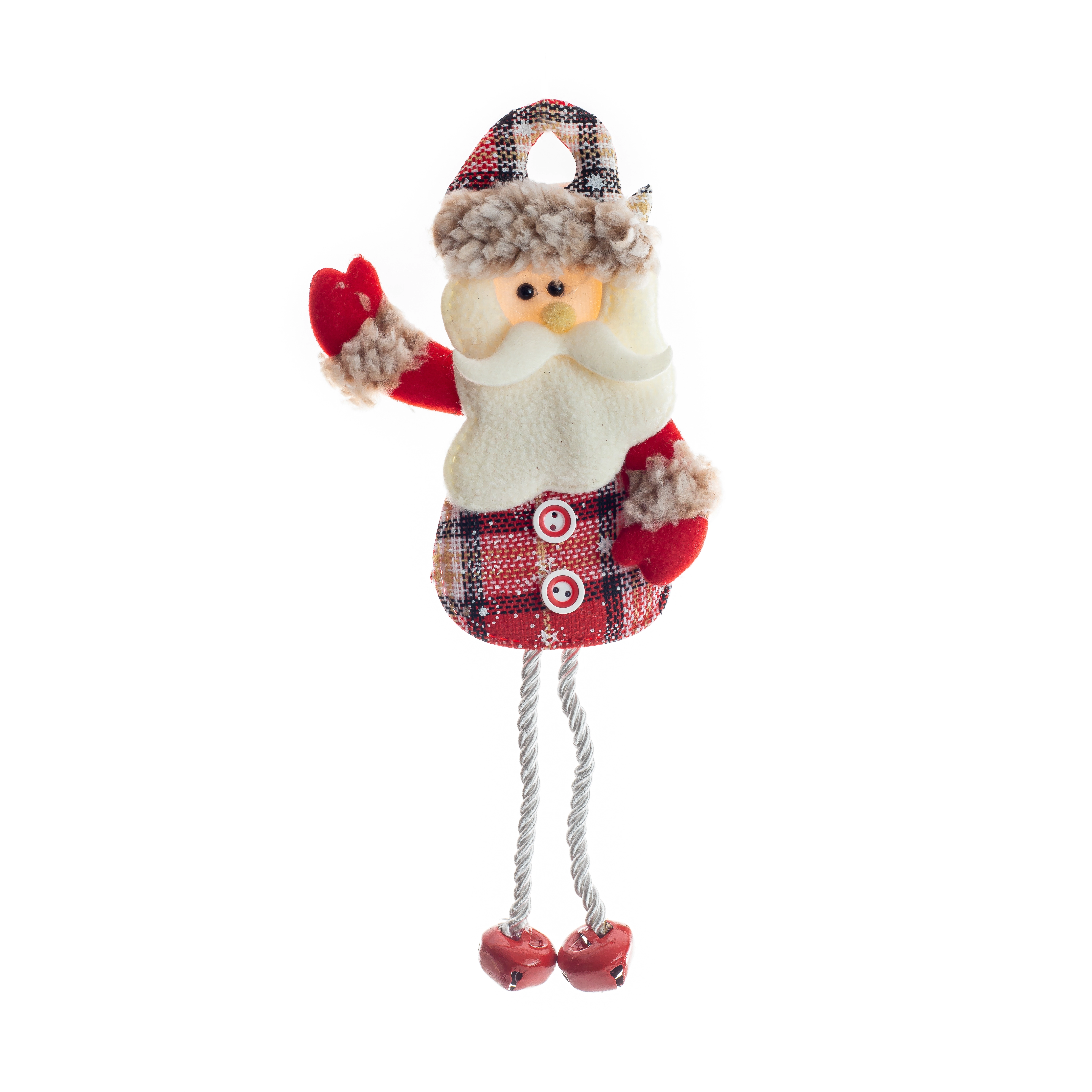 Penduricalho Natal Papai Noel Hello Vm 11cm 16344 Bf