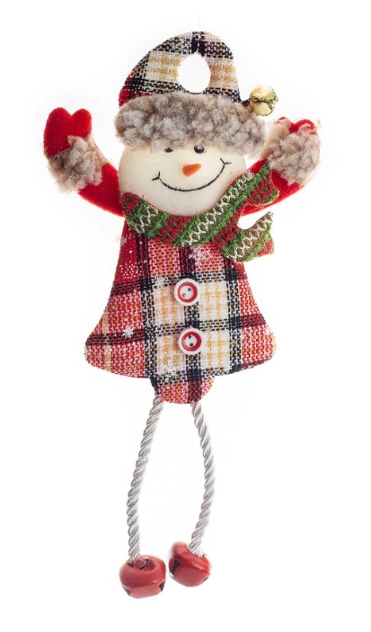 Penduricalho Natal Boneco De Neve Happy Vm 11cm 16348 Bf
