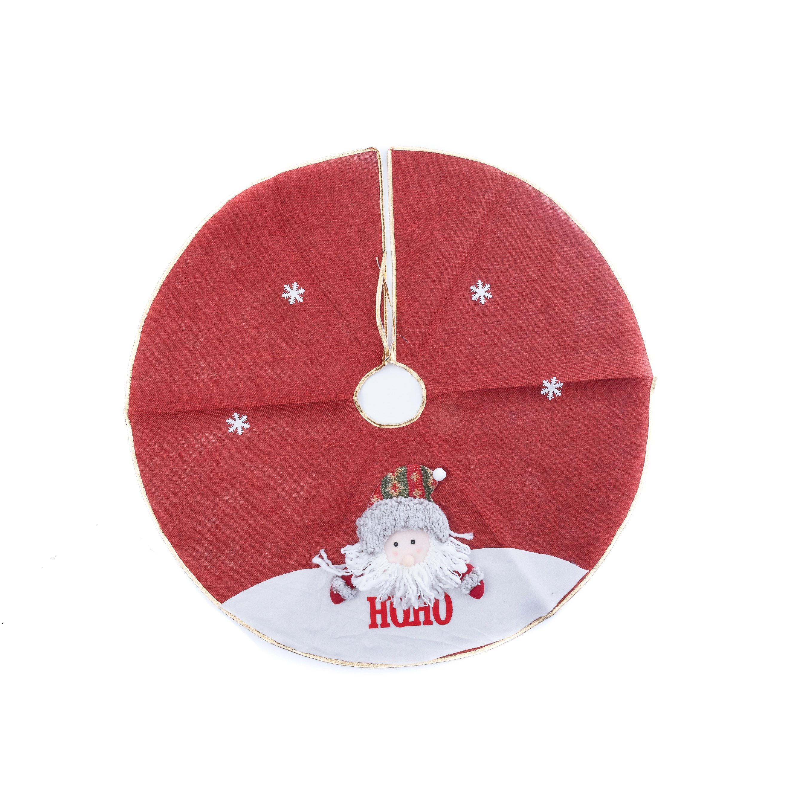 Tapete Arvore Natal Papai Noel Barba Vm 90cm 16140 Bela Flor