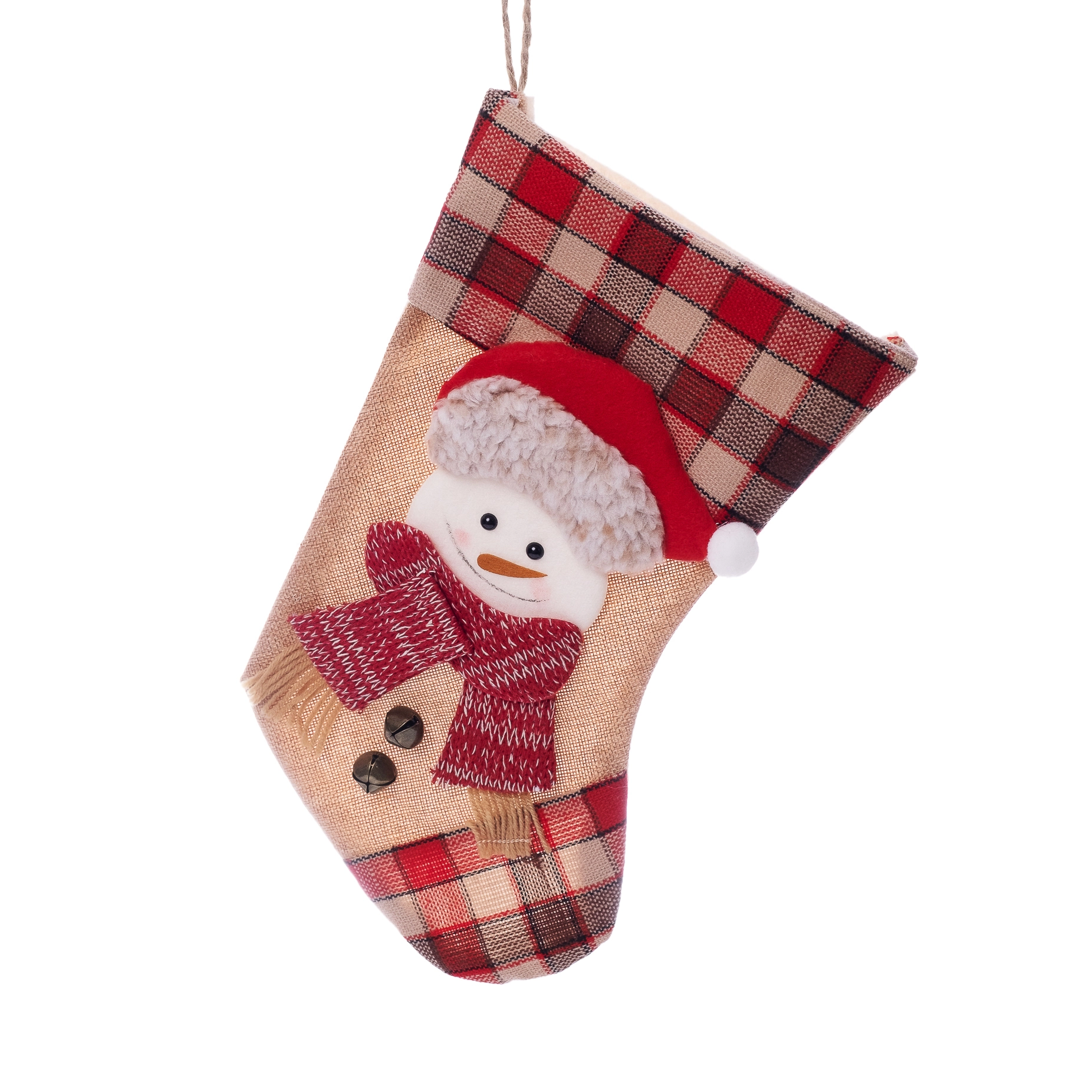 Enfeite Natal Bota Boneco Neve 16153 Bela Flor