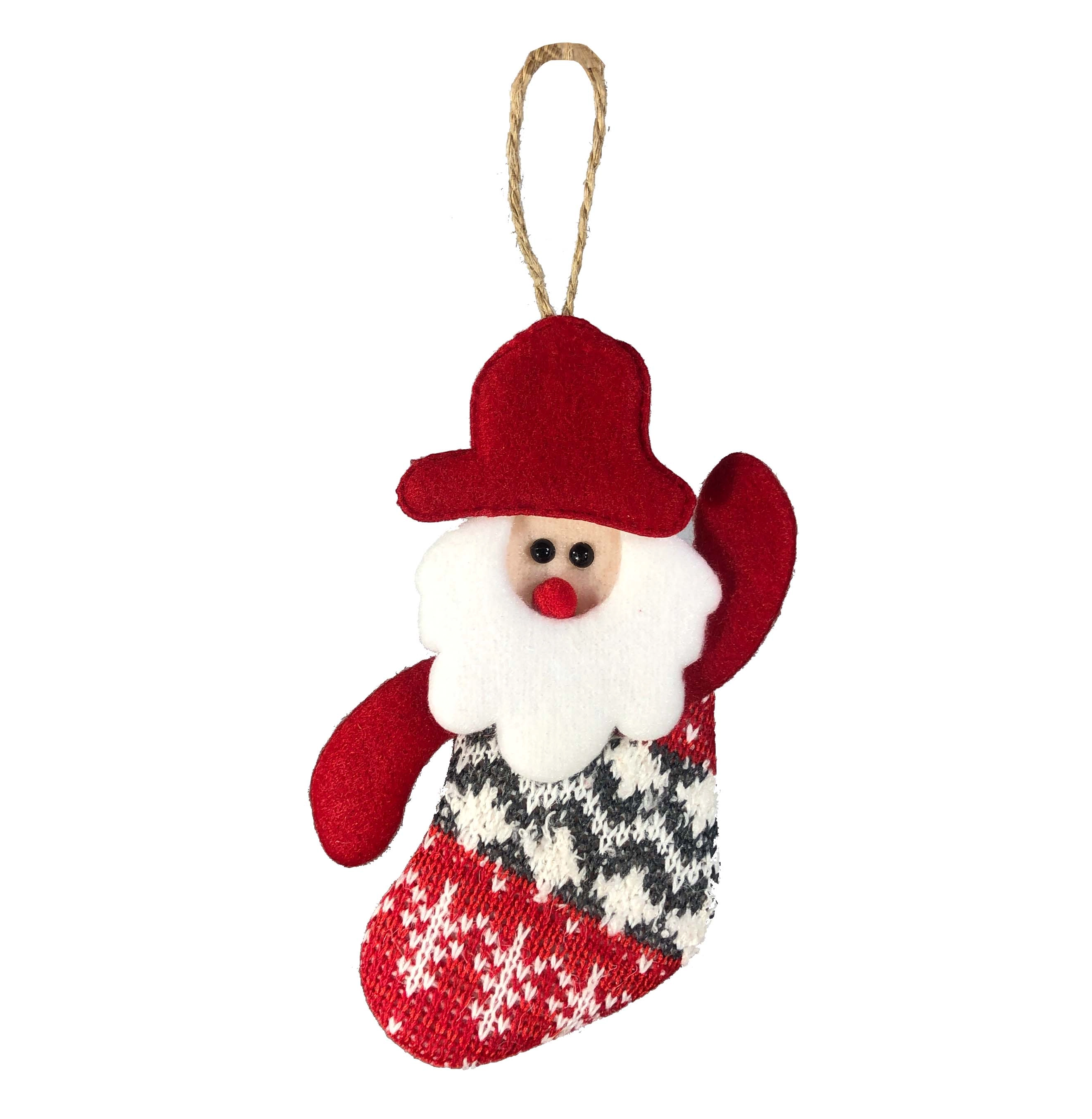 Enfeite Natal Papai Noel Vm 15c, X 10cm 16195 Bela Flor