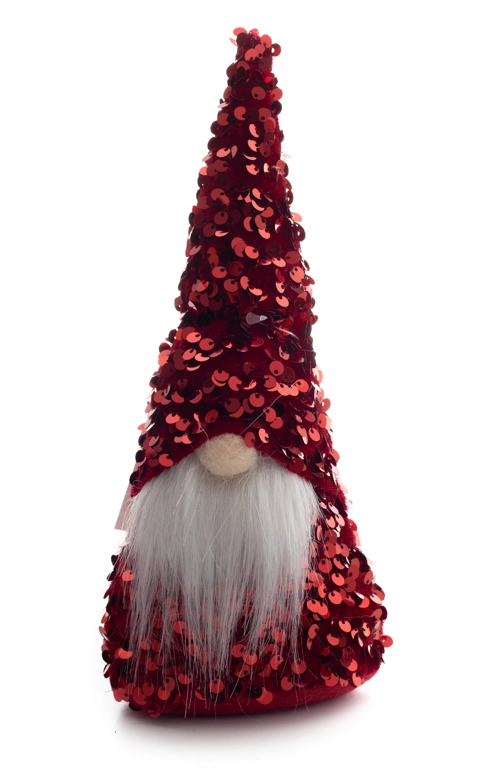 Enfeite Gnomo Suspenso Gliterizado 23cm 16327 Bela Flor