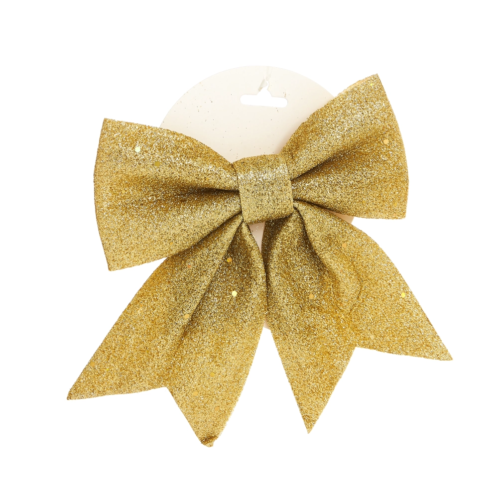 Enfeite Laco Dourado 20x23cm 13072dr Bela Flor