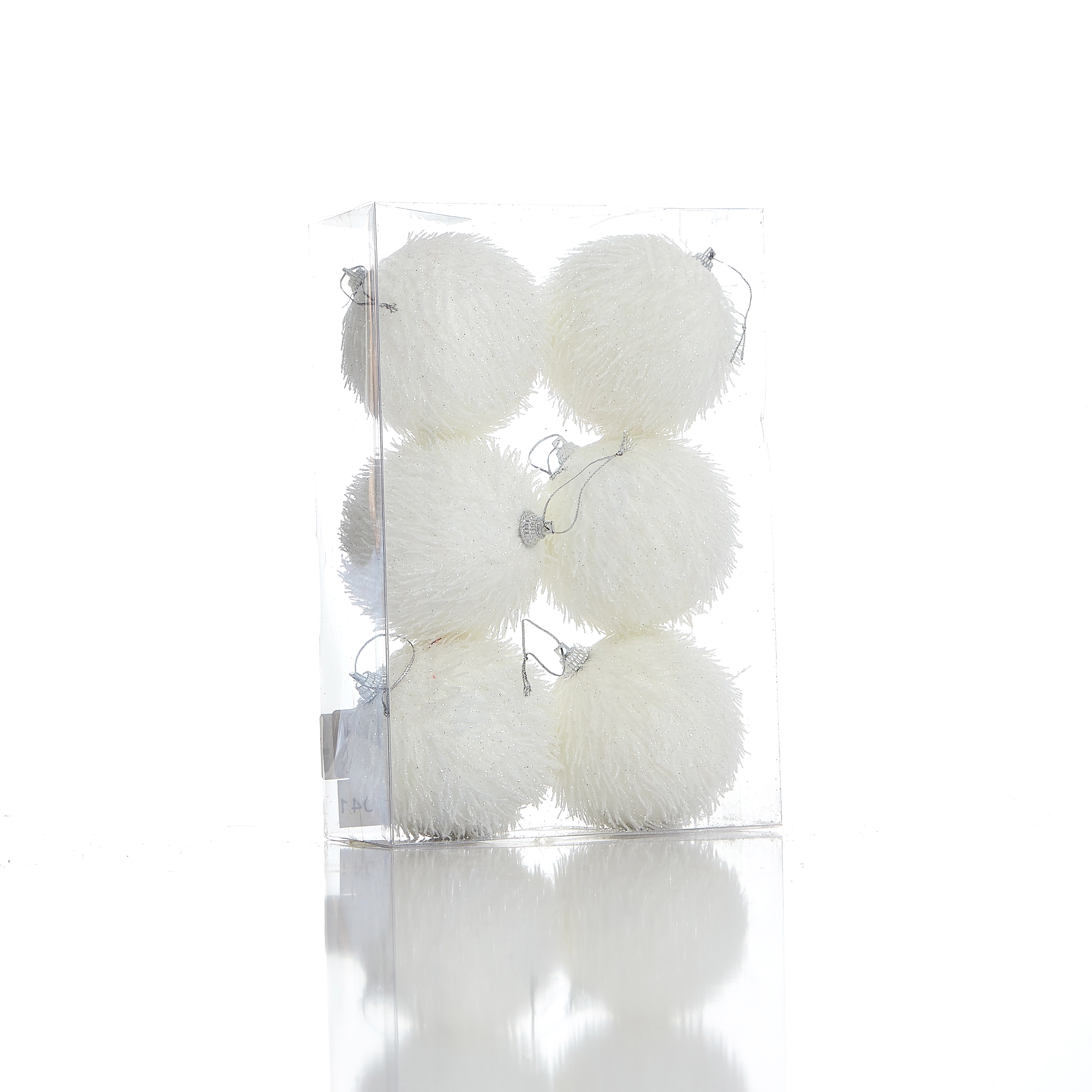 Bola Natal 6pc Pvc 8cm 12041 Bela Flor