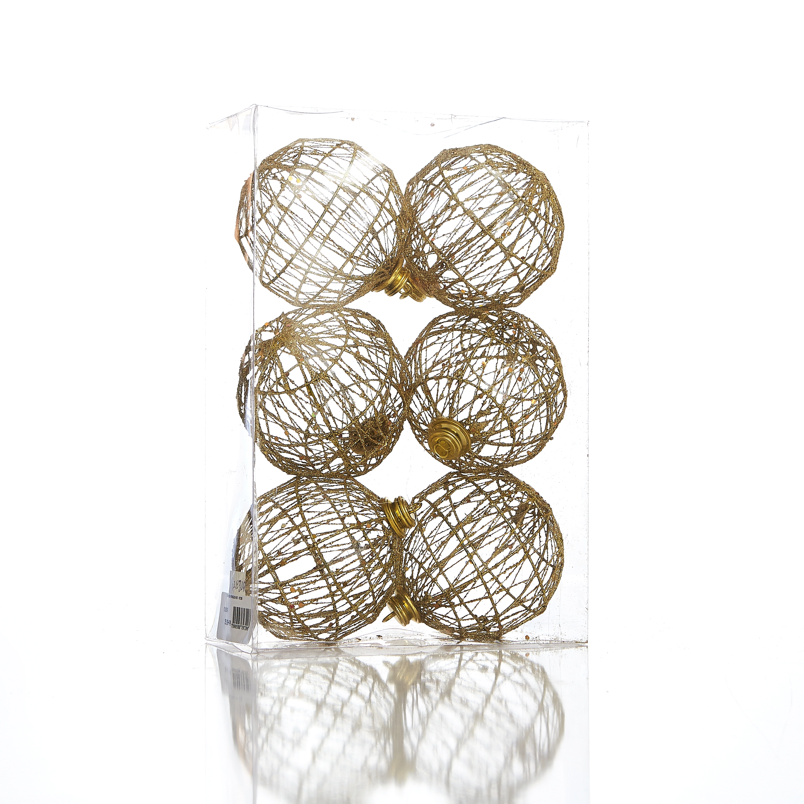 Caixa Bola Tran¿ada X6 10cm 12138dr Bela Flor