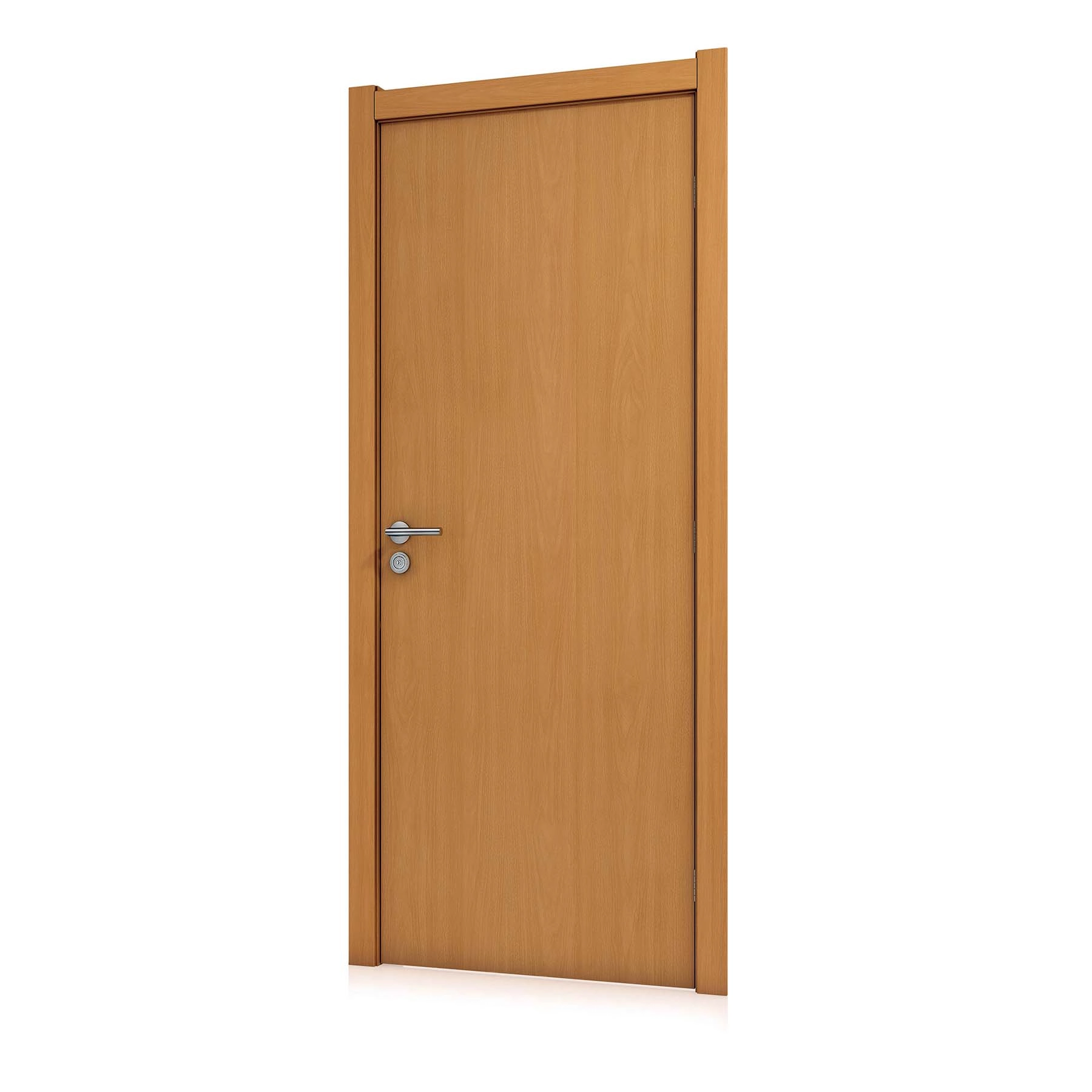Folha de Porta Madeira de Giro ou Correr Curupixá 210x80cm Sarrafeada Lisa Randa