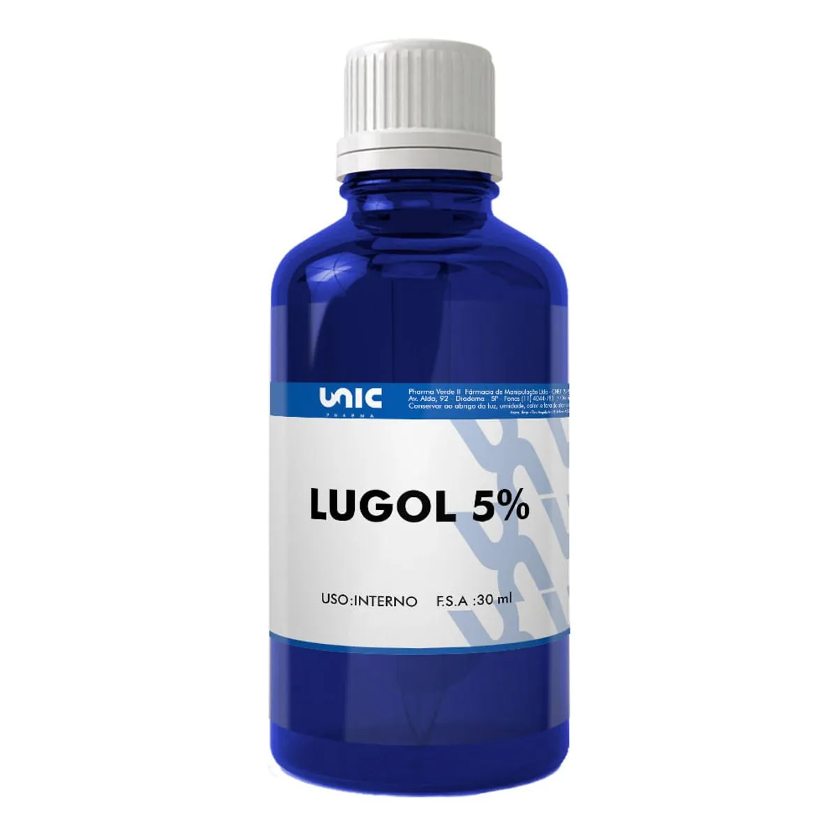 Lugol 5% iodo inorgânico 30 ml