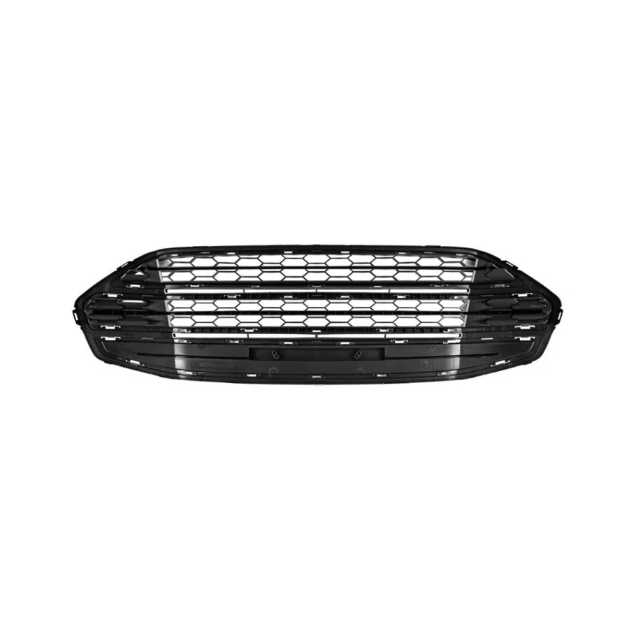 Grade Central do Para-choque FORD ECOSPORT Preto sem Friso - RETROVEX RX11063