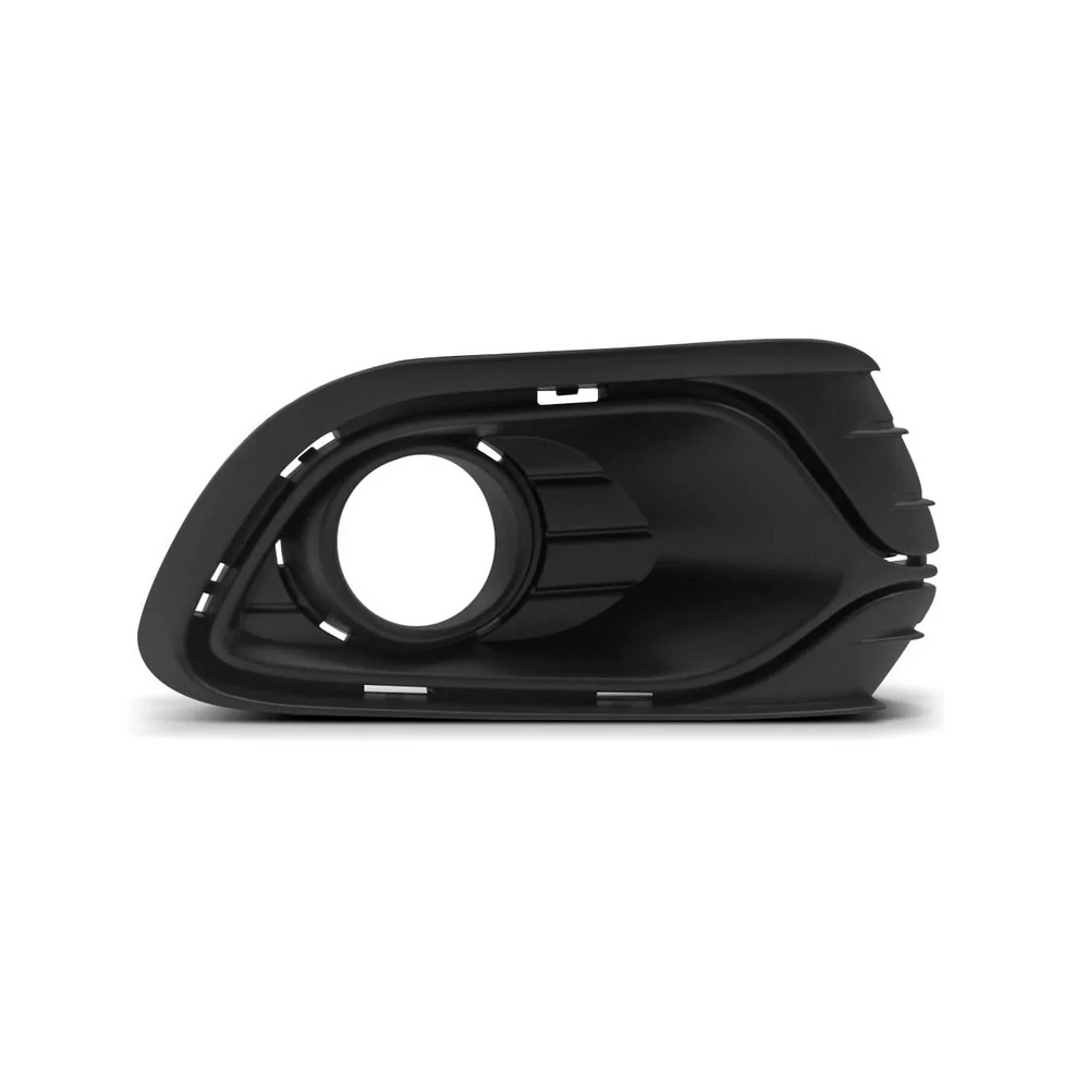 Moldura do Farol Auxiliar RENAULT LOGAN Lado Direito Preto com Furo - RETROVEX RX16036