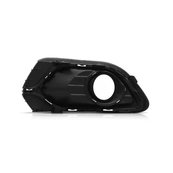 Moldura do Farol Auxiliar RENAULT LOGAN Lado Esquerdo Preto com Furo - RETROVEX RX16037