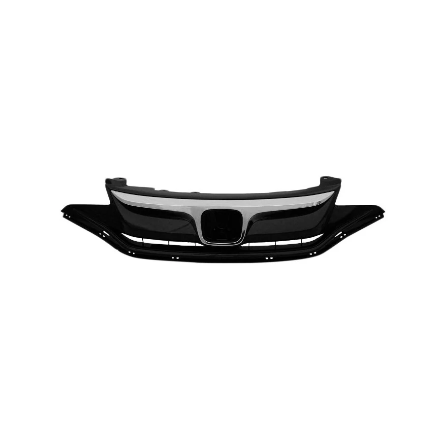Grade do Radiador HONDA FIT Preto Brilhante com Friso - RETROVEX 14010