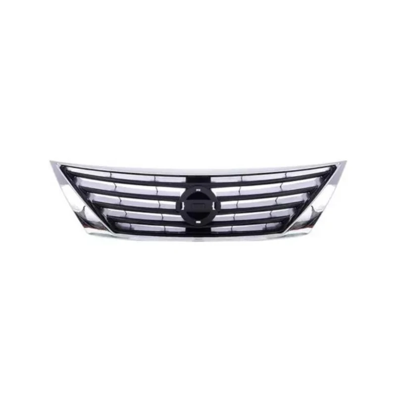 Grade do Radiador NISSAN VERSA Preto com Moldura Cromada - RETROVEX 19002