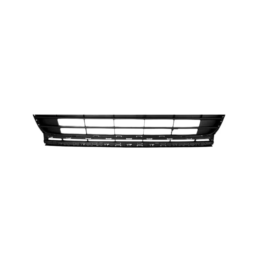 Grade Central Inferior do Para-choque VOLKSWAGEN FOX Preta Prata - RETROVEX RX10117