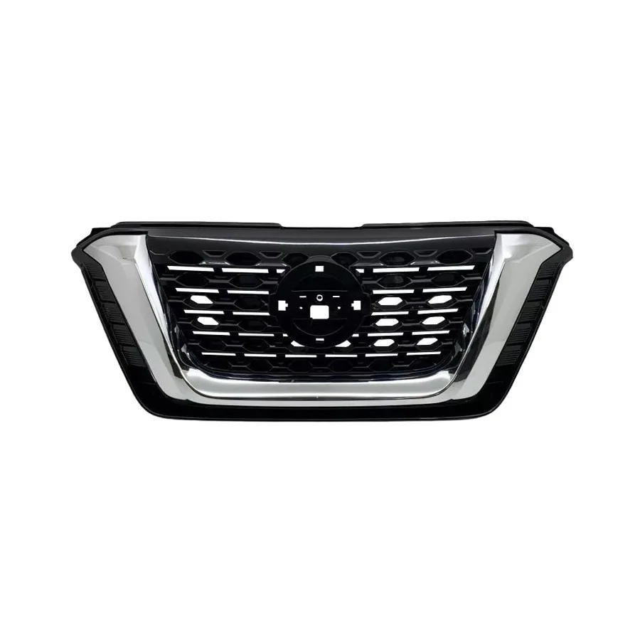 Grade do Radiador NISSAN KICKS Black Piano Friso Cromado - RETROVEX RX19025