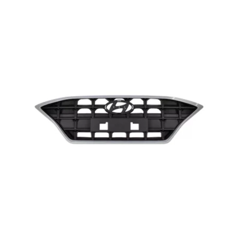 Grade do Radiador HYUNDAI HB20 com Friso Prata - RETROVEX RX18048