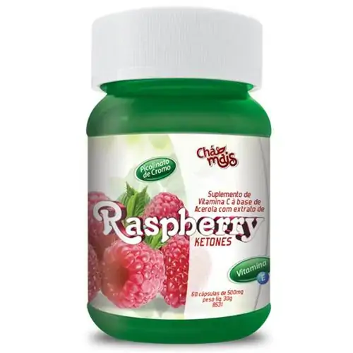 Raspberry Ketones 60 Cápsulas 500mg Chá Mais