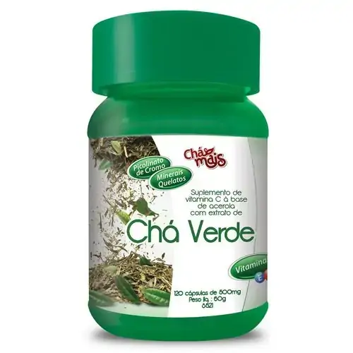 Chá Verde Com Picolinato De Cromo 120 Cáps. 500mg