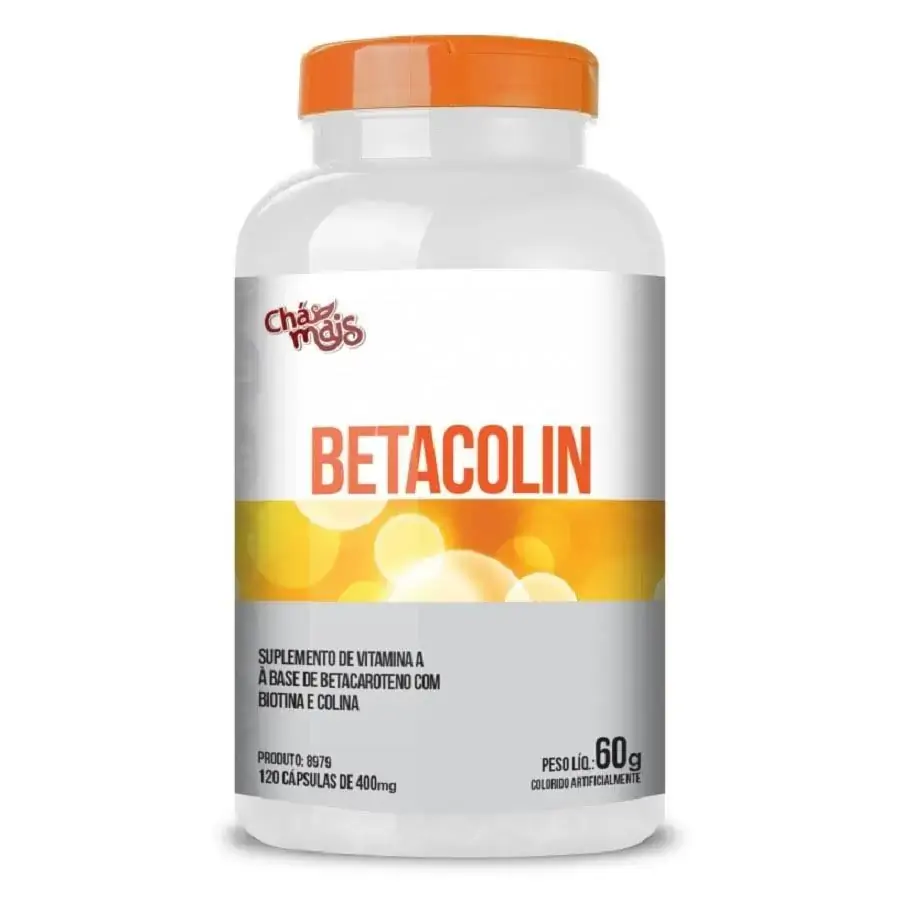 Betacolin 120 Cápsulas 400mg Chá Mais
