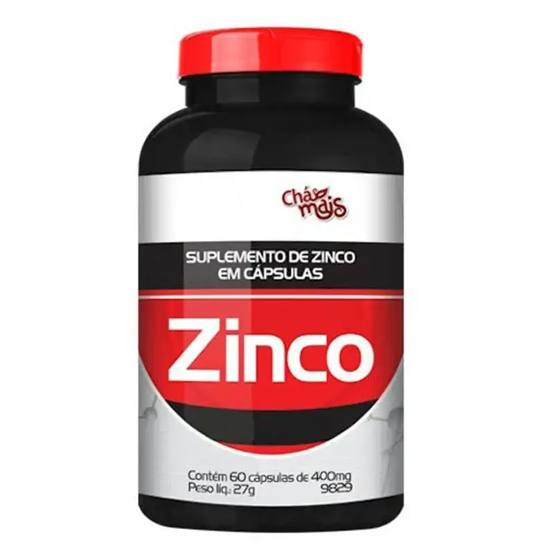 Zinco 60 Cápsulas 400mg Chámais