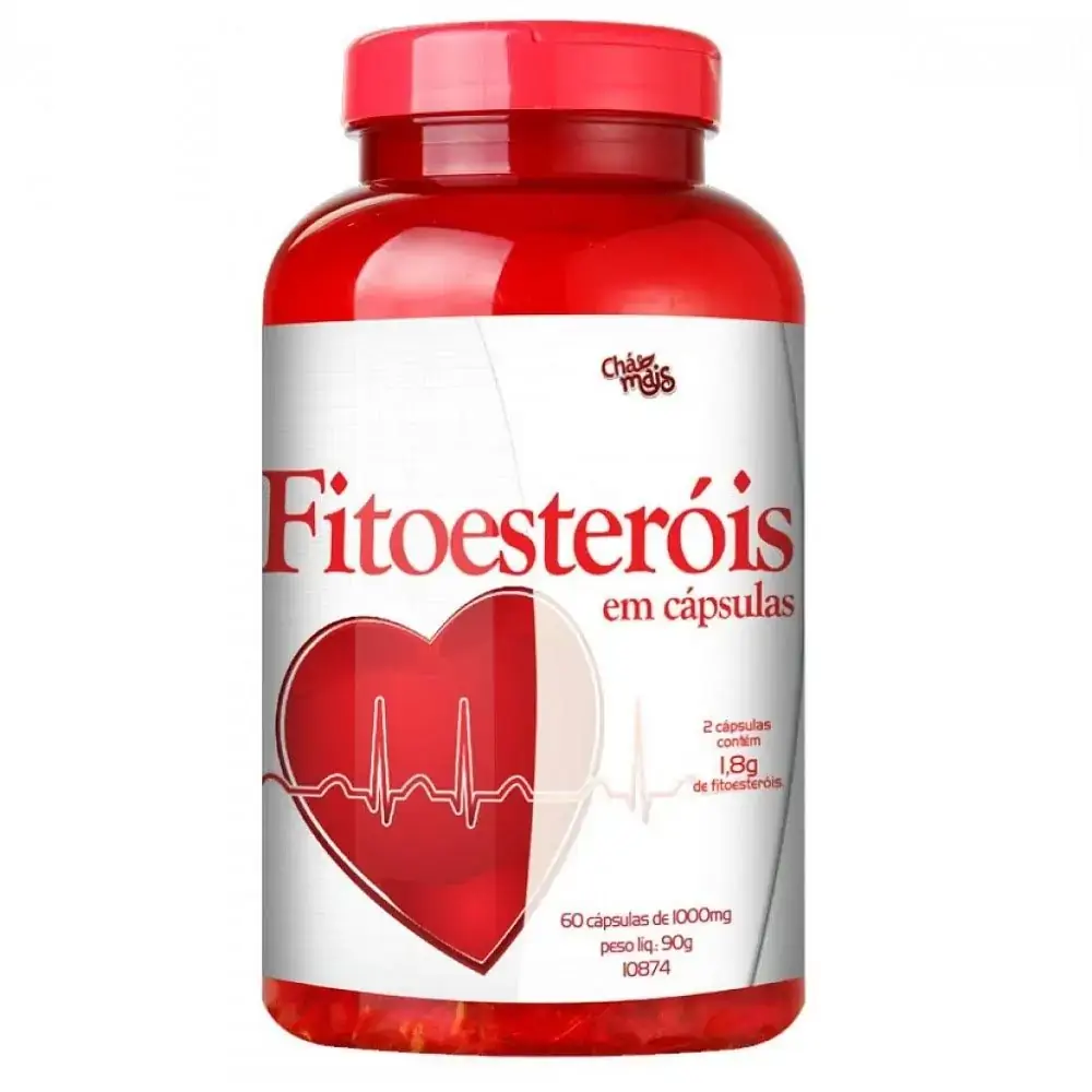 Fitoesterois 60 Cápsulas 1000mg Chá Mais