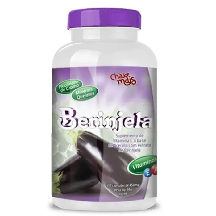 Berinjela 120 Cápsulas 450mg Chamais
