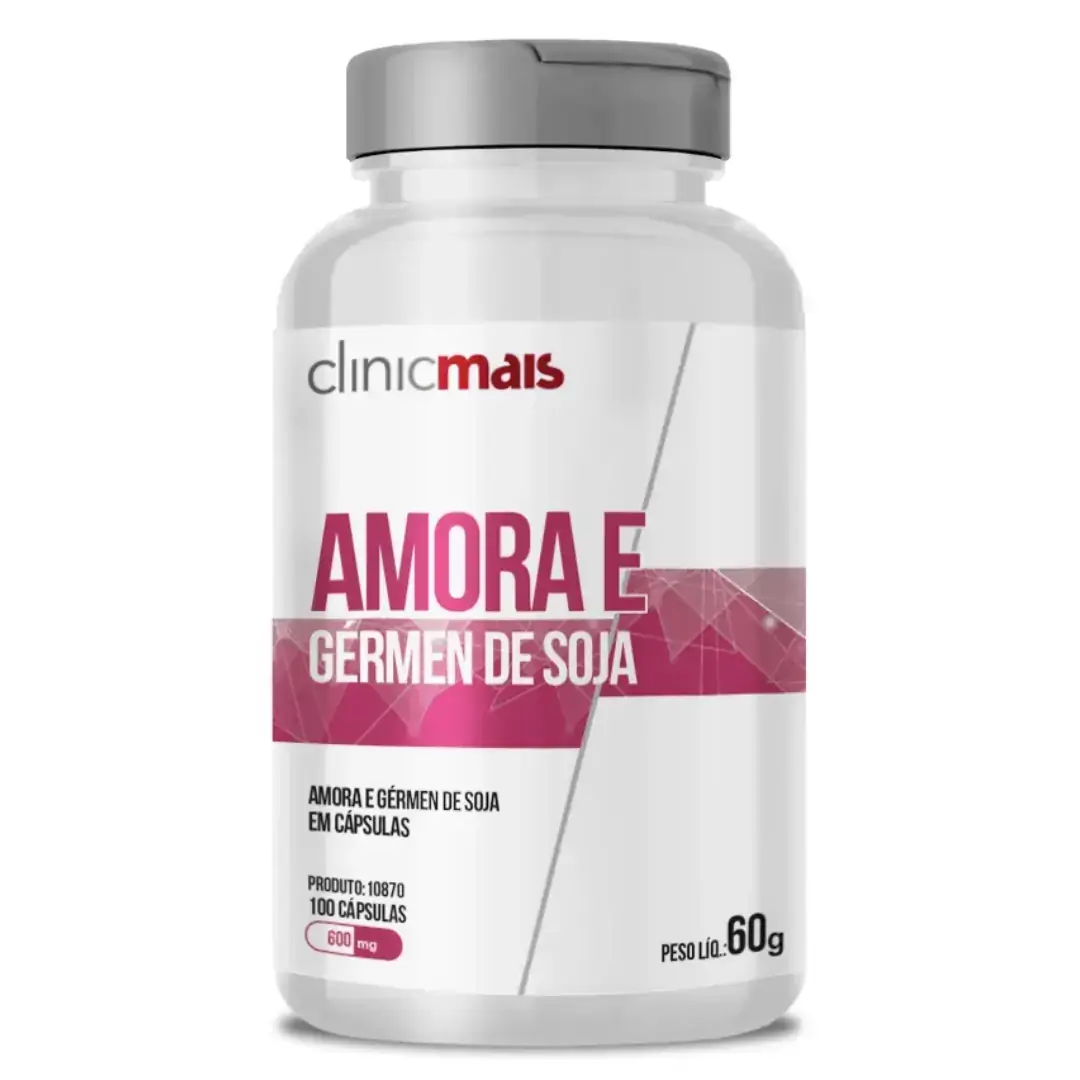 Amora E Gérmen De Soja 100 Cápsulas De 600mg Chámais