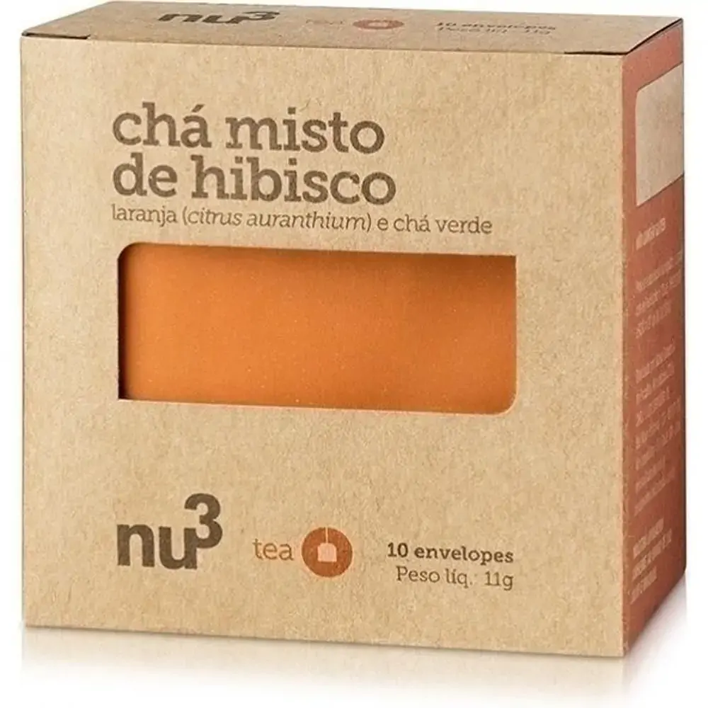 Cha Hibisco Laranja E Cha Verde 11g Nu 3