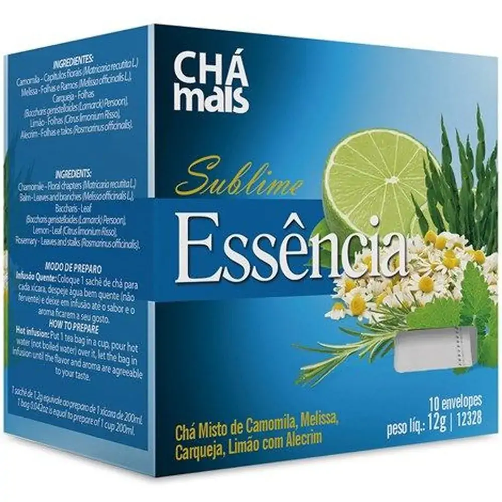 Cha Misto Sublime Essencia 12g C/ 10 Saches Cha Mais