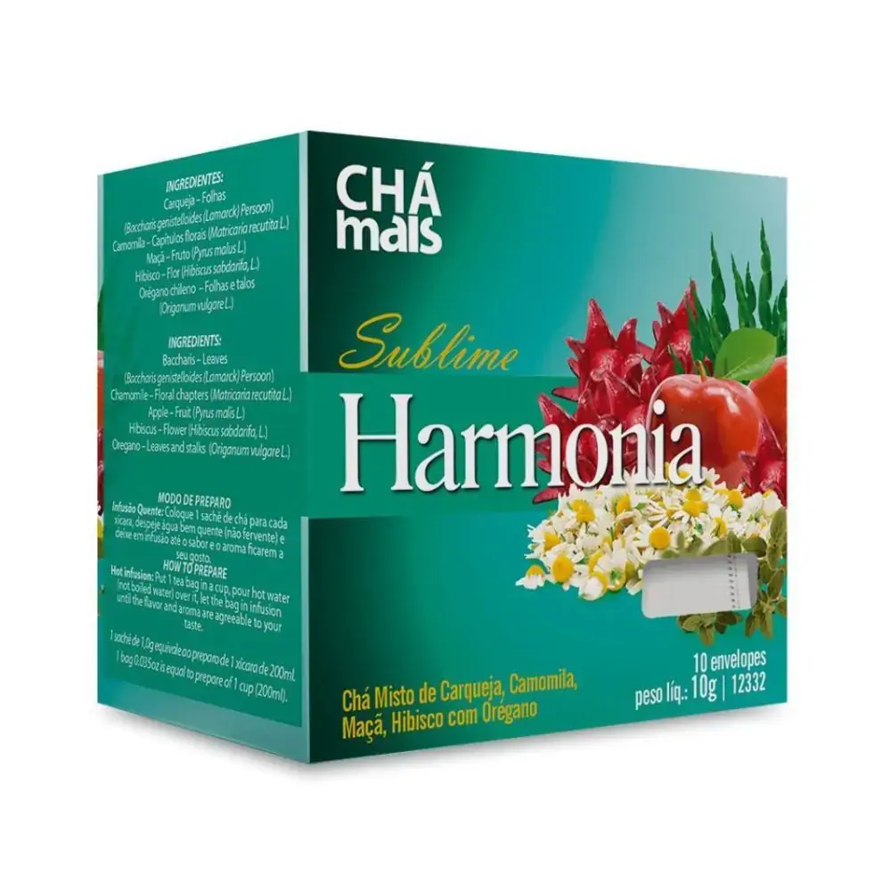 Cha Harmonia 10 Saches 10g Chamais