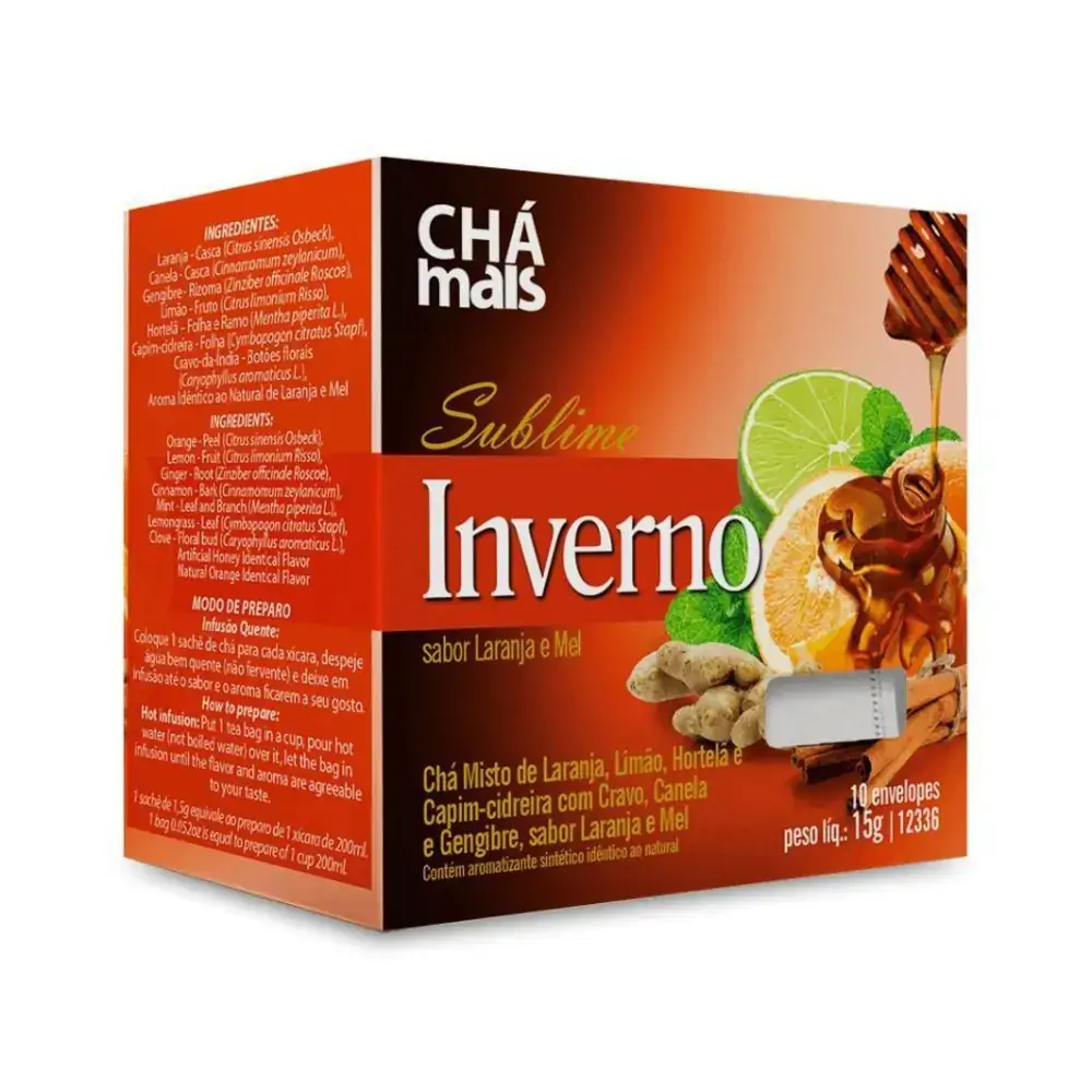 Cha Sublime Inverno 10 Env 12g Cha Mais