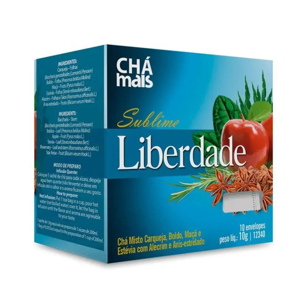 Cha Sublime Liberdade 10 Saches Chamais