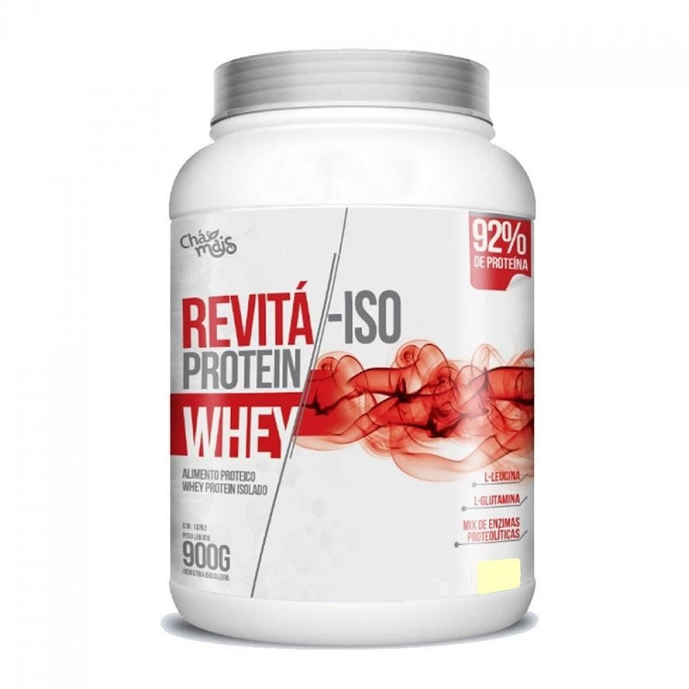 Whey Protein Isolado Revitá Iso Baunilha 900g Chá Mais