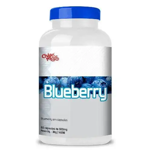 Blueberry Em Cápsula 60caps. Chá Mais