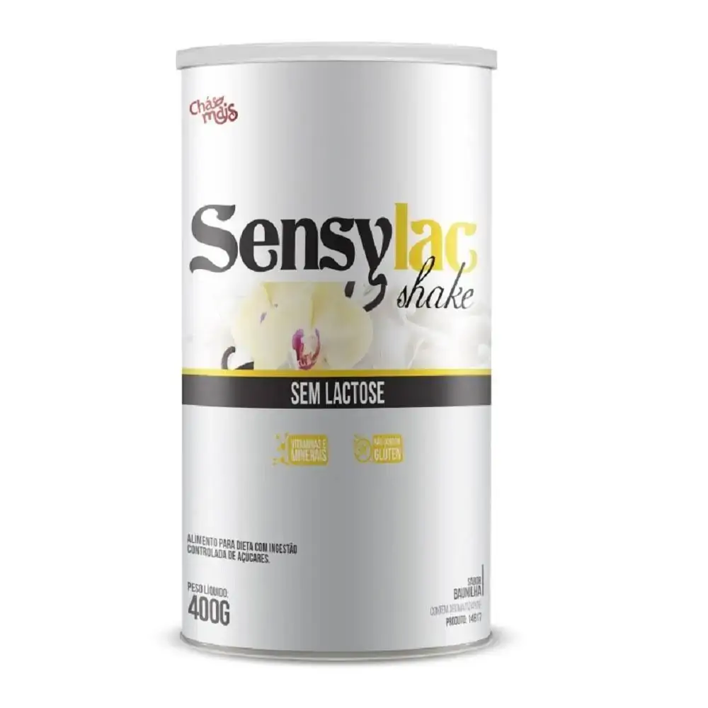 Sensylac Shake Baunilha 400g Chá Mais